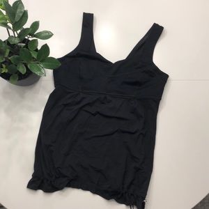 LuluLemon black tank top Hustle & Bustle